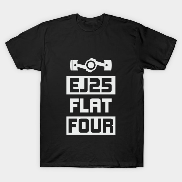 Subaru STI - Impreza WRX EJ25 Flat-Four Boxer Engine JDM Car T-Shirt by JDM-Rey